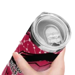 personalized chicago bulls helmet clash red skinny tumbler best selling 1.webp