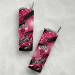 personalized chicago bulls helmet clash red skinny tumbler best selling 1.webp