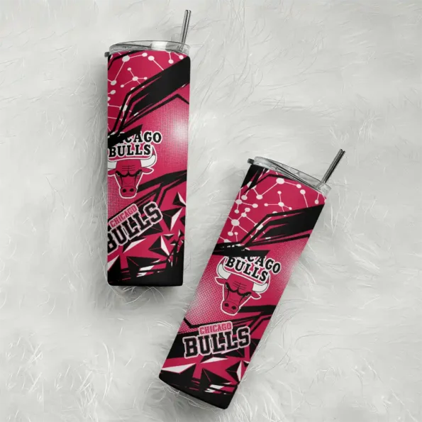 personalized chicago bulls helmet clash red skinny tumbler top rated.webp