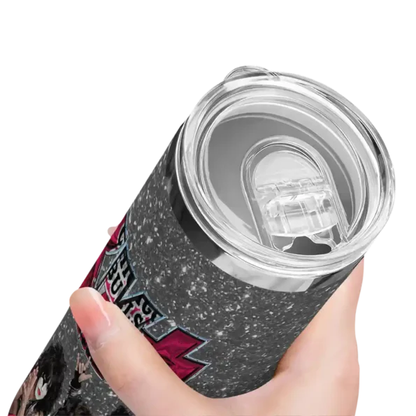 personalized chicago bulls kiss band black skinny tumbler high quality.webp