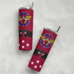 personalized chicago bulls star cluster red skinny tumbler best selling 1.webp