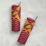 personalized cleveland cavaliers camo texture wine skinny tumbler best selling 1.webp