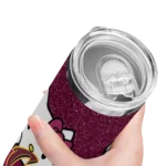personalized cleveland cavaliers hello kitty wine black skinny tumbler best selling 1.webp