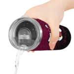 personalized cleveland cavaliers hello kitty wine black skinny tumbler best selling 1.webp