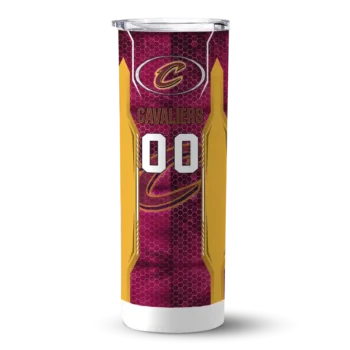 personalized cleveland cavaliers stacked diamond wine skinny tumbler best selling 1.webp