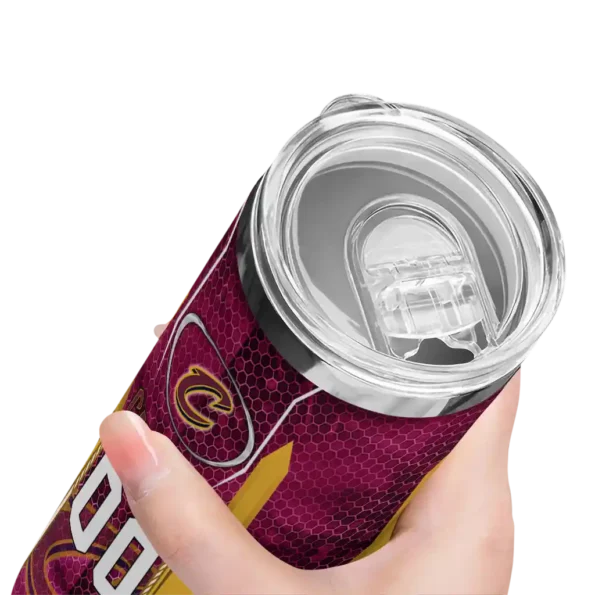 personalized cleveland cavaliers stacked diamond wine skinny tumbler high quality.webp