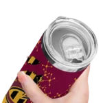 personalized cleveland cavaliers star pop wine black skinny tumbler best selling 1.webp