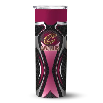 personalized cleveland cavaliers superman emblem wine black skinny tumbler best selling 1.webp