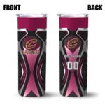 personalized cleveland cavaliers superman emblem wine black skinny tumbler best selling 1.webp