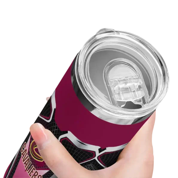 personalized cleveland cavaliers superman emblem wine black skinny tumbler high quality.webp