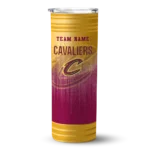 personalized cleveland cavaliers swirl texture wine skinny tumbler best selling 1.webp
