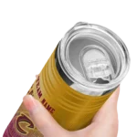 personalized cleveland cavaliers swirl texture wine skinny tumbler best selling 1.webp