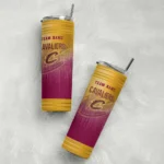personalized cleveland cavaliers swirl texture wine skinny tumbler best selling 1.webp