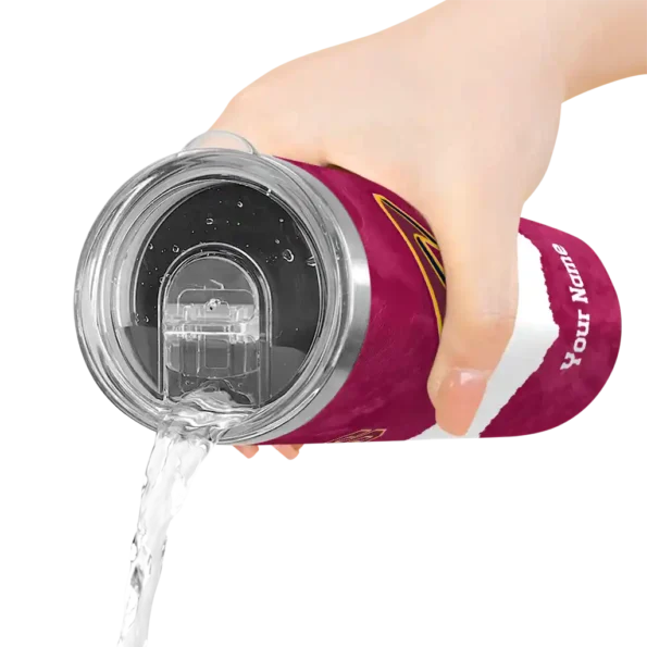 personalized cleveland cavaliers torn band wine white skinny tumbler latest model.webp
