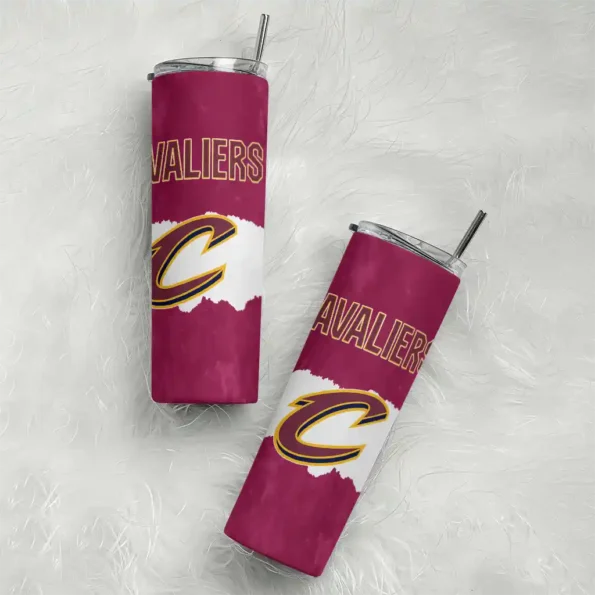 personalized cleveland cavaliers torn band wine white skinny tumbler top rated.webp