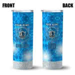 personalized dallas mavericks starburst tiles blue skinny tumbler best selling 1.webp