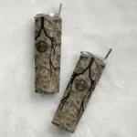 personalized denver nuggets antler flow camo skinny tumbler best selling 1.webp