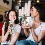 personalized denver nuggets claw marks blue white skinny tumbler best selling 1.webp