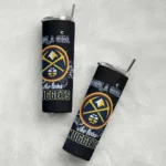 personalized denver nuggets rose romance blue black skinny tumbler best selling 1.webp