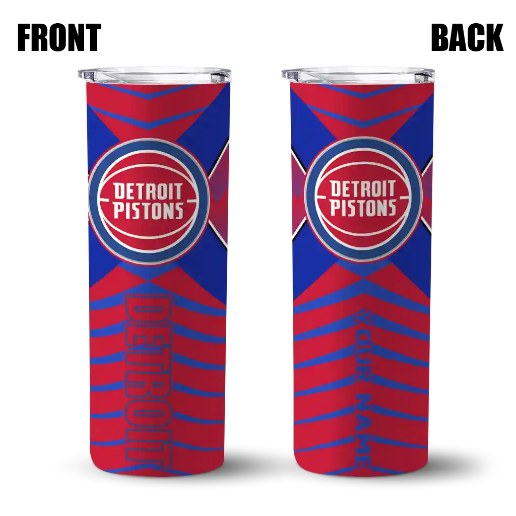 personalized detroit pistons camo texture red skinny tumbler fashion forward.webp personalized detroit pistons camo texture red skinny tumbler fashion forward.webp