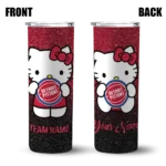 personalized detroit pistons hello kitty red black skinny tumbler best selling 1.webp