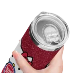 personalized detroit pistons hello kitty red black skinny tumbler best selling 1.webp