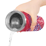 personalized detroit pistons monogram burst red white skinny tumbler best selling 1.webp