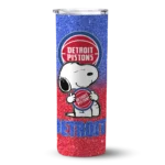 personalized detroit pistons snoopy attitude red skinny tumbler best selling 1.webp