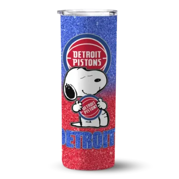 personalized detroit pistons snoopy attitude red skinny tumbler best selling 1.webp