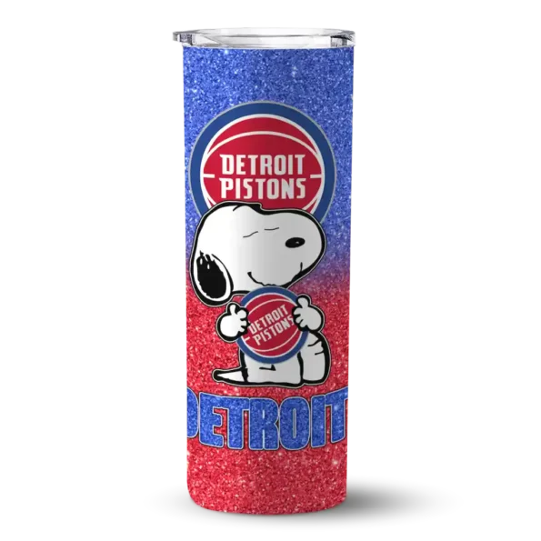 personalized detroit pistons snoopy attitude red skinny tumbler best selling 1.webp