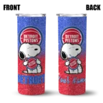personalized detroit pistons snoopy attitude red skinny tumbler best selling 1.webp