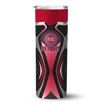 personalized detroit pistons superman emblem red black skinny tumbler best selling 1.webp