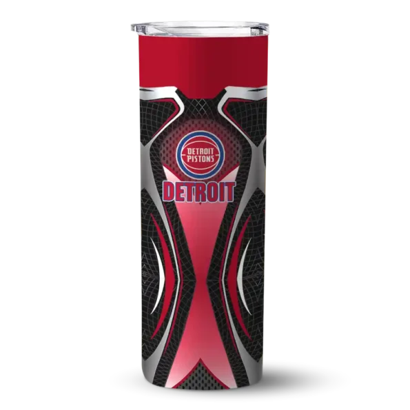 personalized detroit pistons superman emblem red black skinny tumbler best selling 1.webp