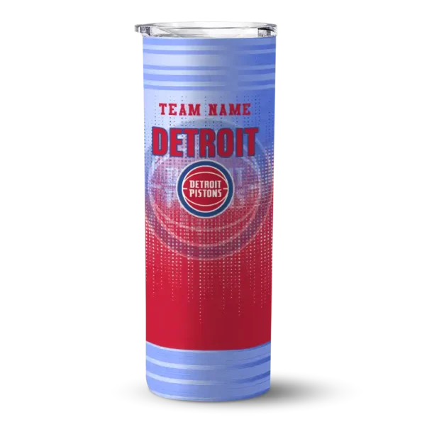 personalized detroit pistons swirl texture red skinny tumbler best selling 1.webp