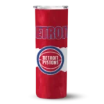 personalized detroit pistons torn band red white skinny tumbler best selling 1.webp