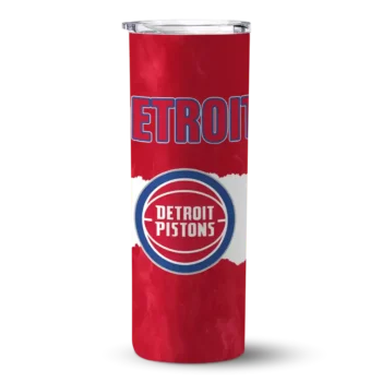 personalized detroit pistons torn band red white skinny tumbler best selling 1.webp