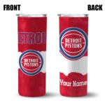 personalized detroit pistons torn band red white skinny tumbler best selling 1.webp