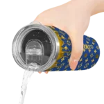 personalized golden state warriors camo streak blue skinny tumbler best selling 1.webp