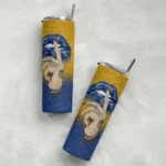 personalized golden state warriors sparkle lips blue skinny tumbler best selling 1.webp