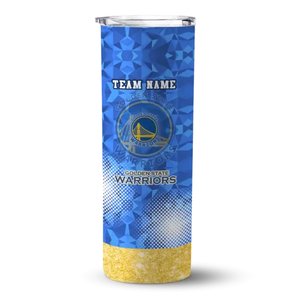 personalized golden state warriors starburst tiles blue skinny tumbler best selling 1.webp