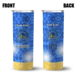 personalized golden state warriors starburst tiles blue skinny tumbler best selling 1.webp