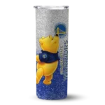 personalized golden state warriors winnie the pooh blue gray skinny tumbler best selling.webp