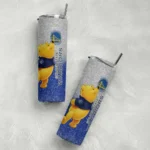 personalized golden state warriors winnie the pooh blue gray skinny tumbler best selling.webp