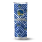 personalized golden state warriors zipper leopard blue skinny tumbler best selling 1.webp