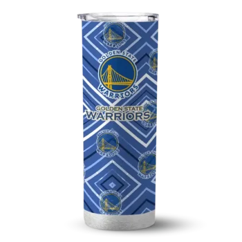 personalized golden state warriors zipper leopard blue skinny tumbler best selling 1.webp