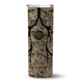 personalized houston rockets antler flow camo skinny tumbler best selling 1.webp