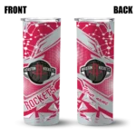 personalized houston rockets helmet clash red skinny tumbler best selling 1.webp