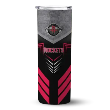 personalized houston rockets hexagon honeycomb red black skinny tumbler best selling 1.webp