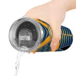 personalized indiana pacers camo texture blue skinny tumbler best selling 1.webp