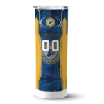 personalized indiana pacers stacked diamond blue skinny tumbler best selling 1.webp